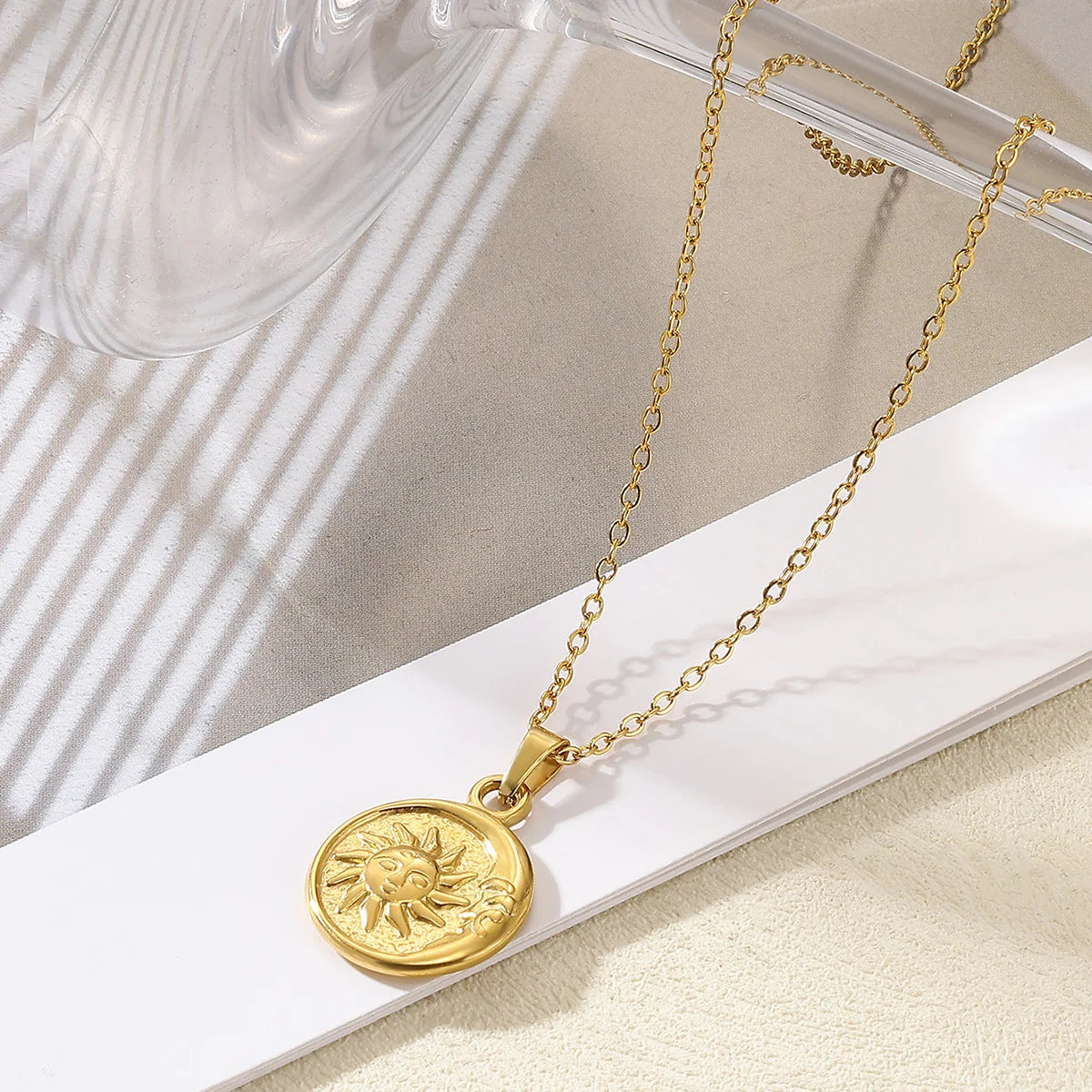 Celestial Coin Necklace