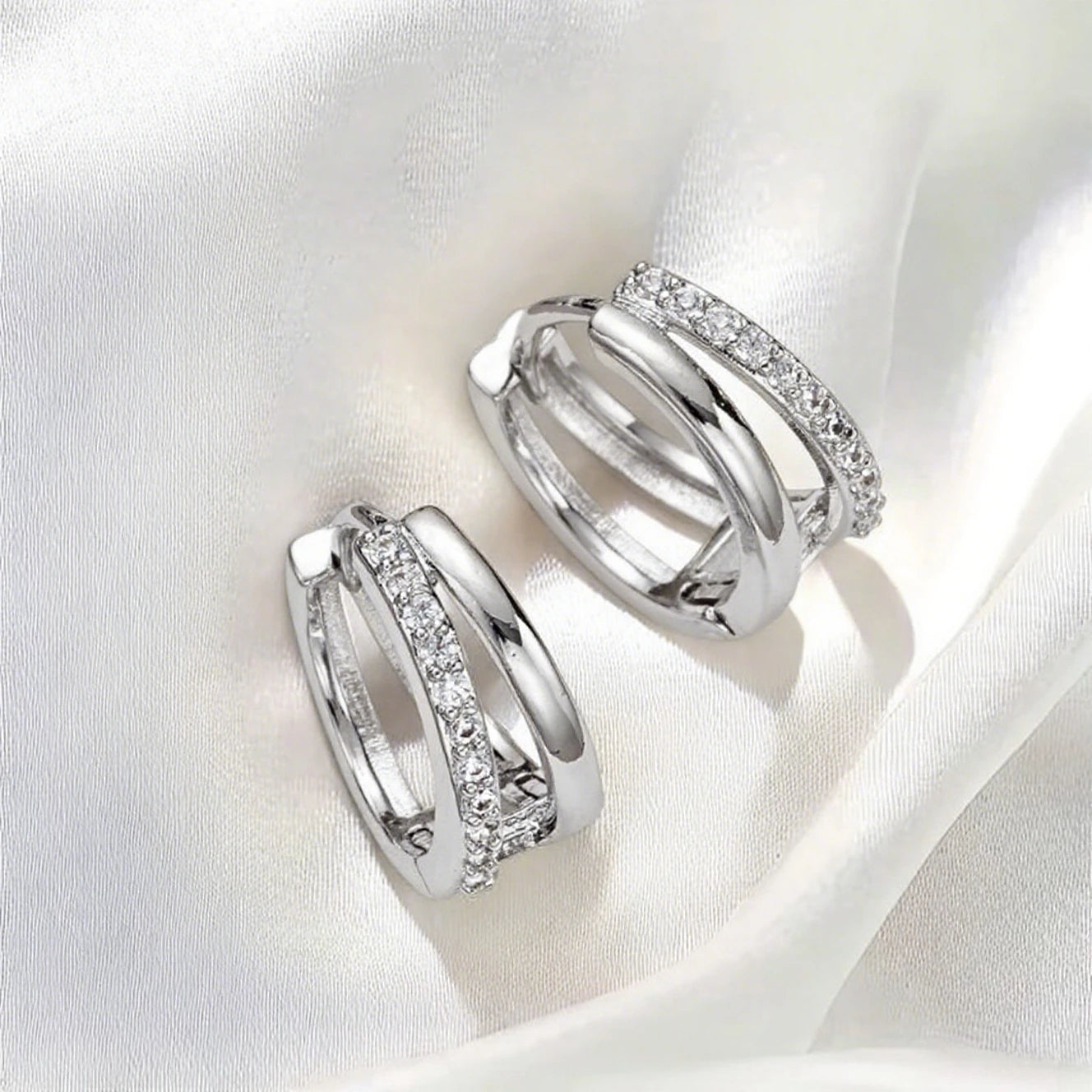 Classic Zirconia Classic 2 Earrings