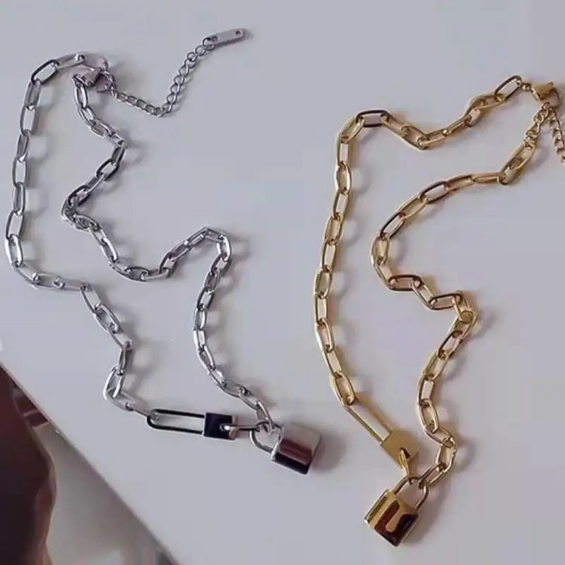Lock Pendant Necklace
