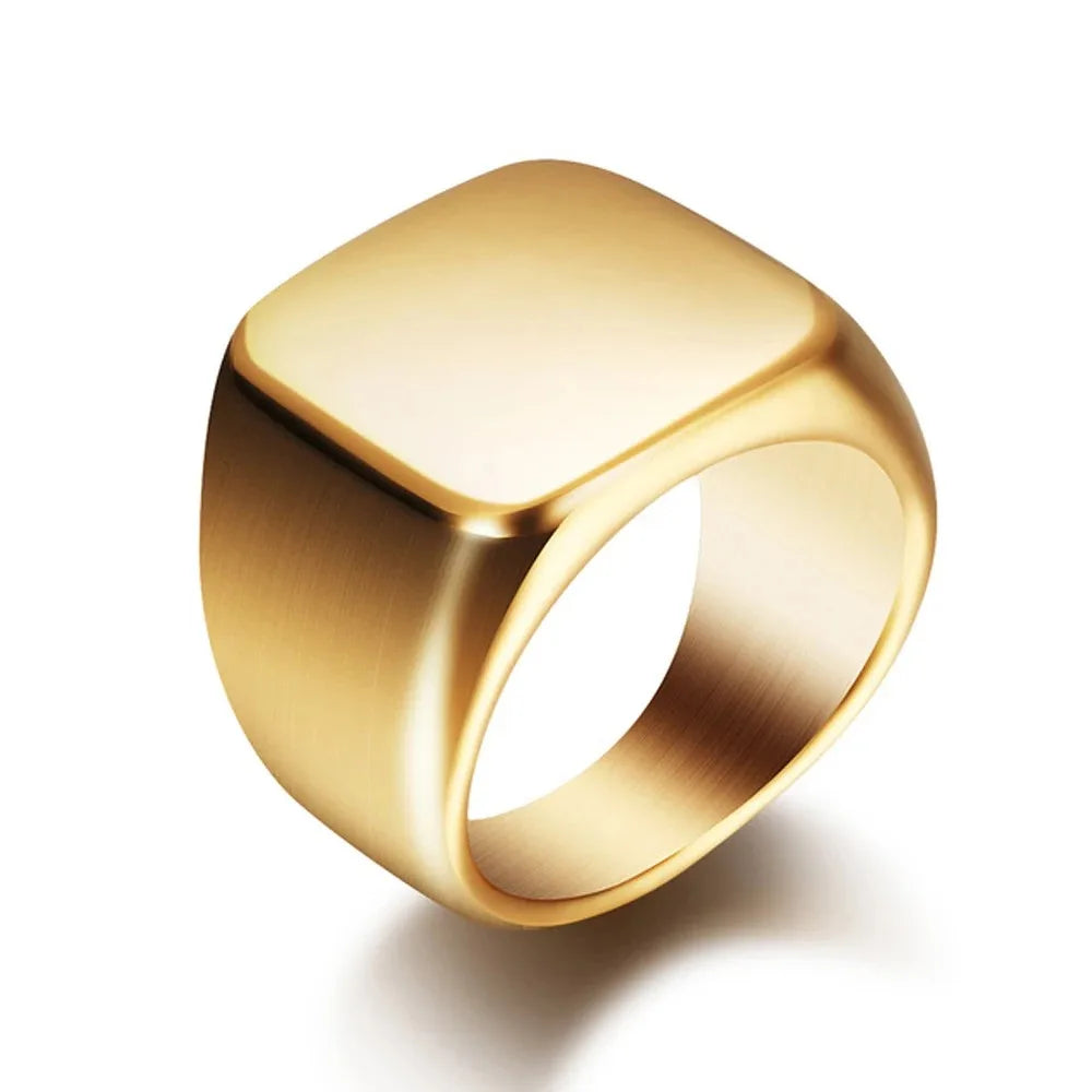 Initial Signet Ring
