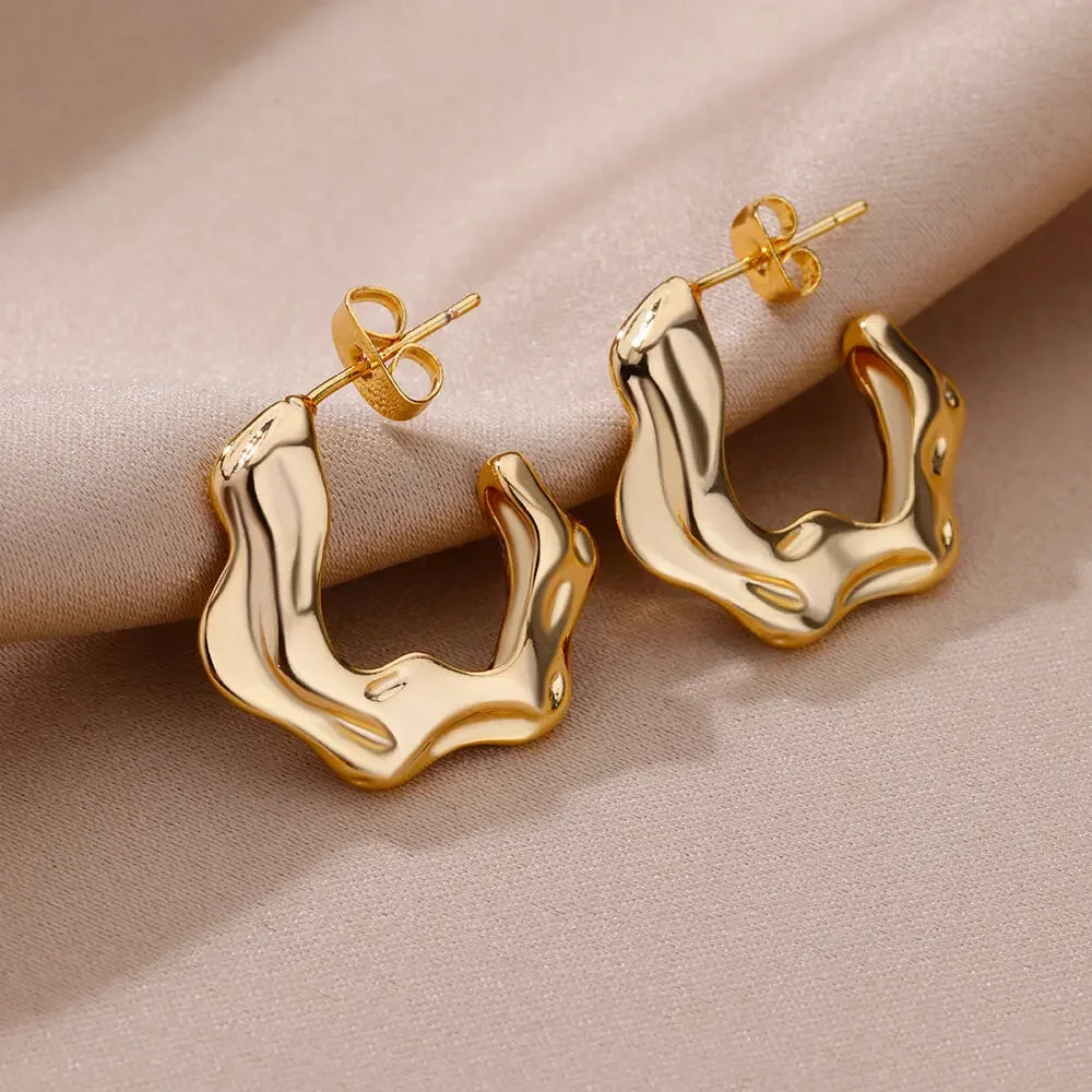 Heart Zirconia Earrings
