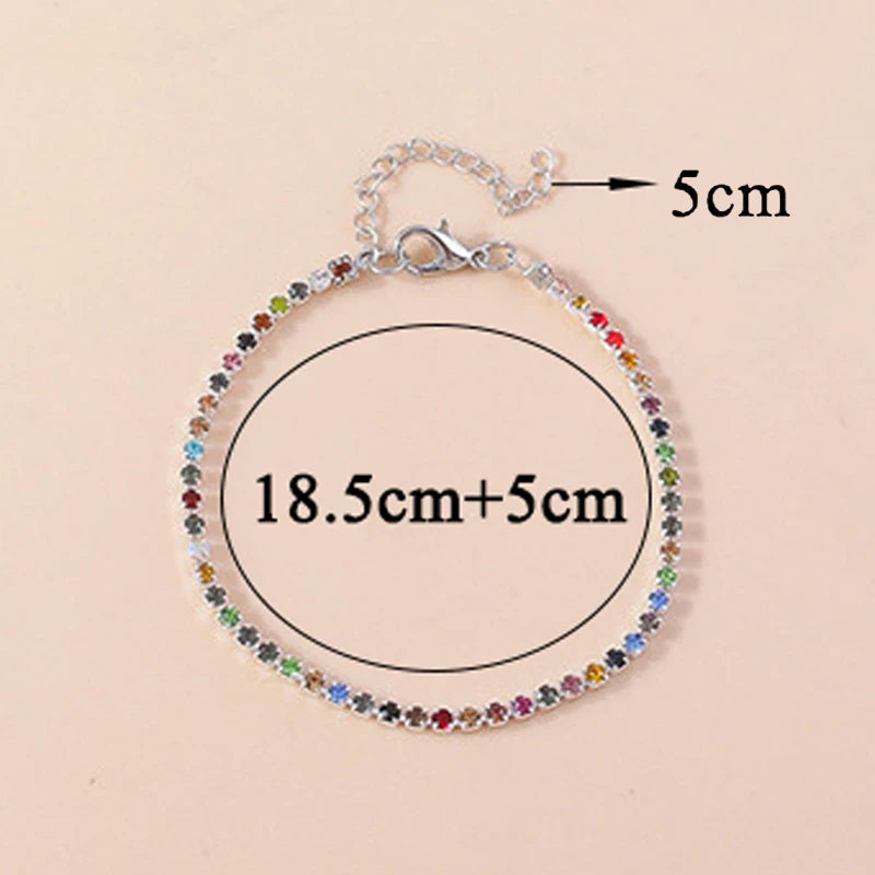 Tennis Crystal Rhinestone Bracelet