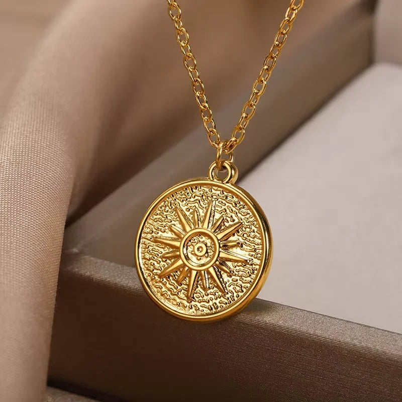 Celestial Coin Necklace
