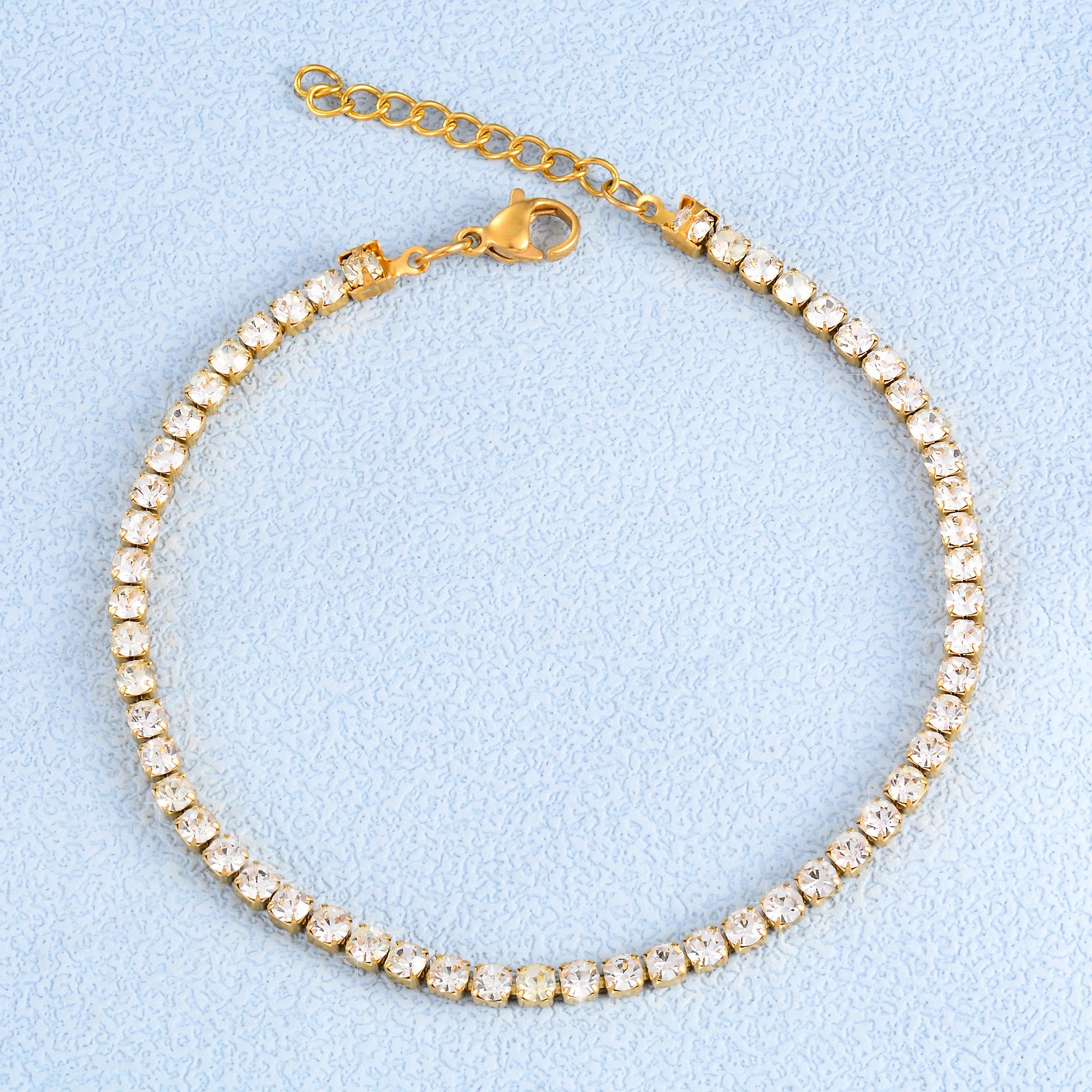 Tennis Crystal Bangle Bracelet