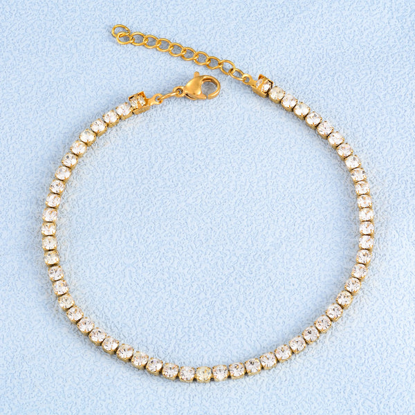 Tennis Crystal Bangle Bracelet