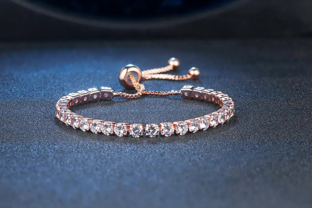 Tennis Crystal Mixed Shape Bracelet