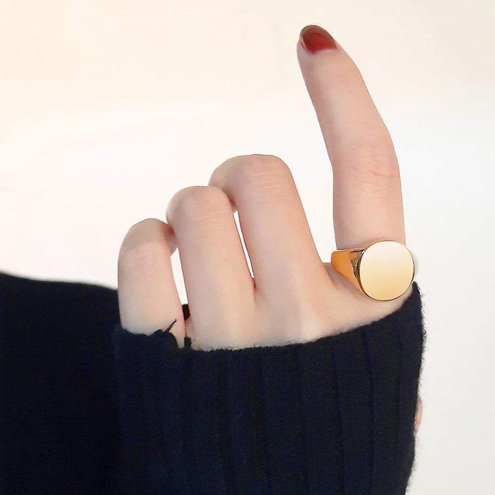 Initial Signet Ring