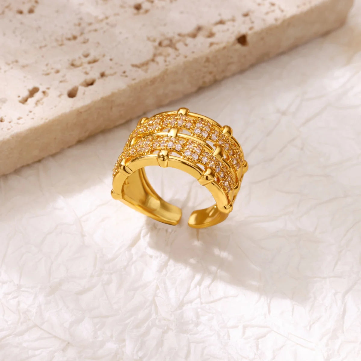 Geometric Charm Ring