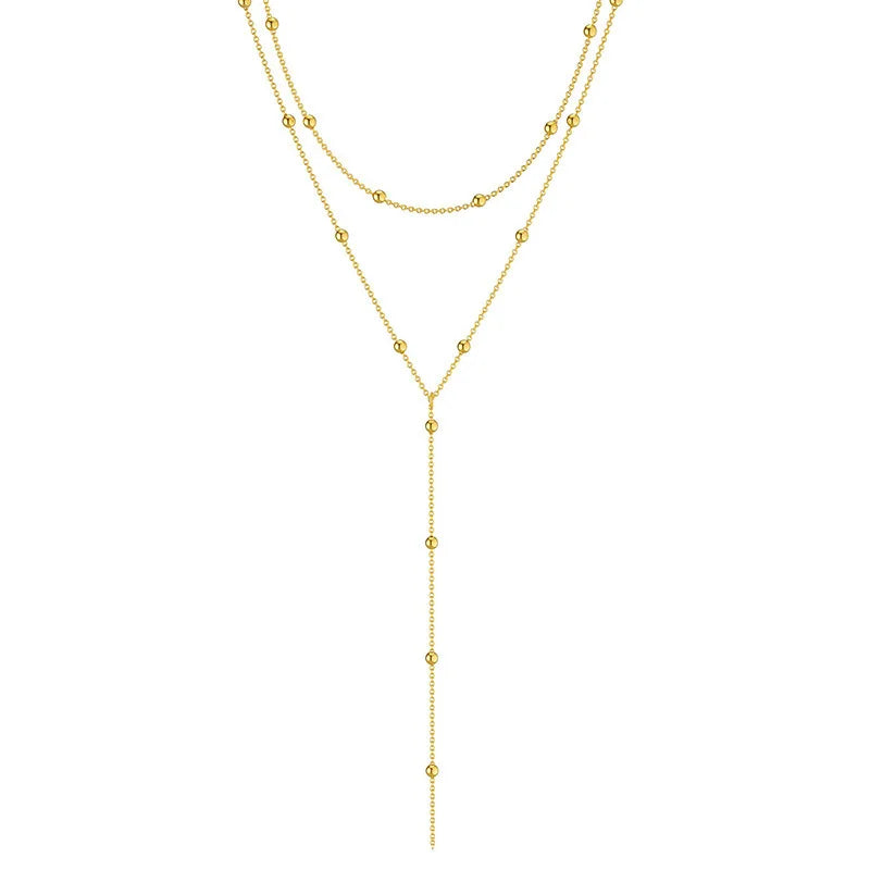 Layered Geometric Necklace