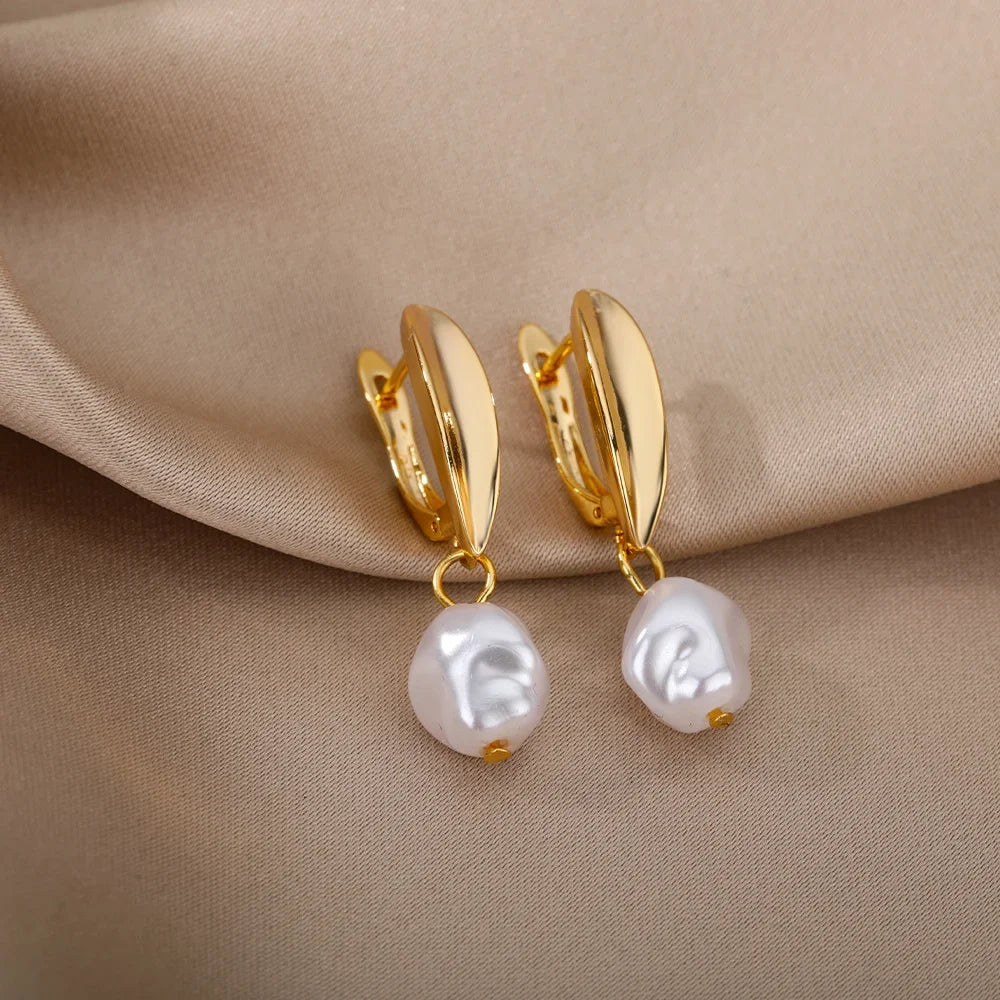 Heart Zirconia Earrings