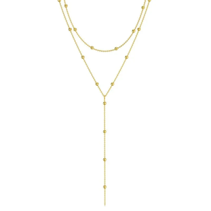Layered Geometric Necklace