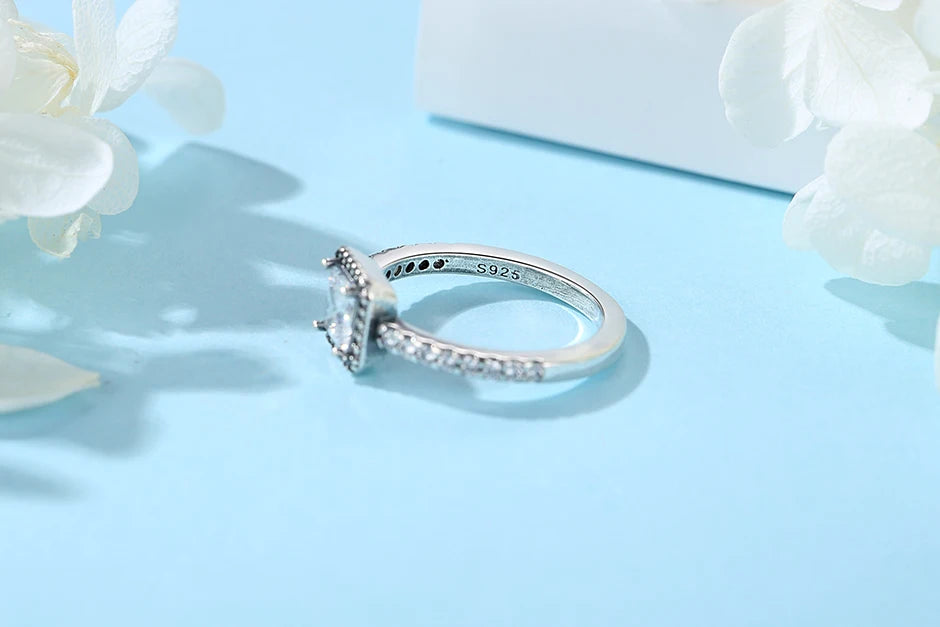 Layered Heart Wedding Ring