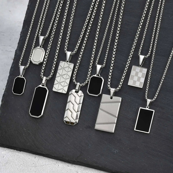 Tag Pendant Necklace