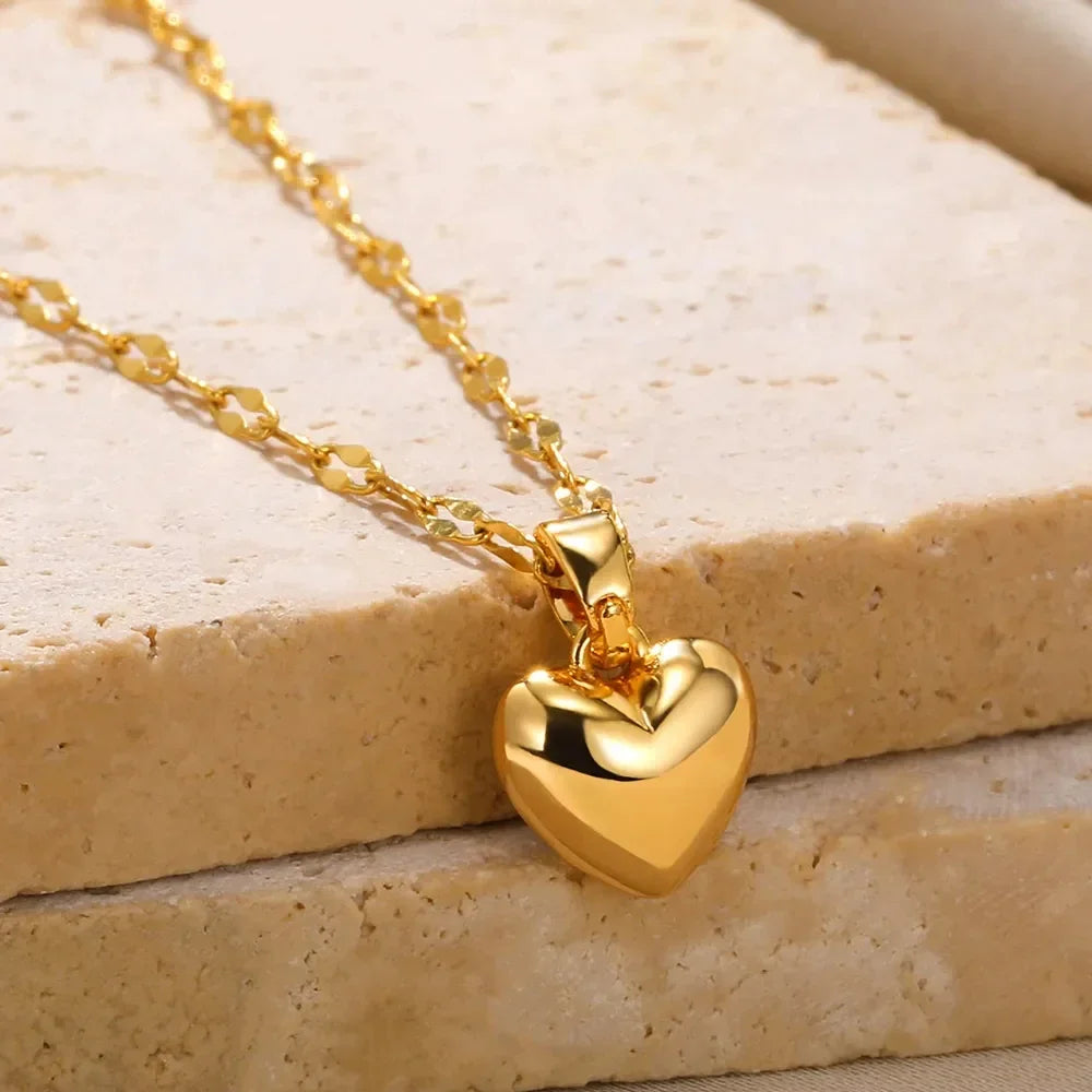 Heart Pendant Love Necklace