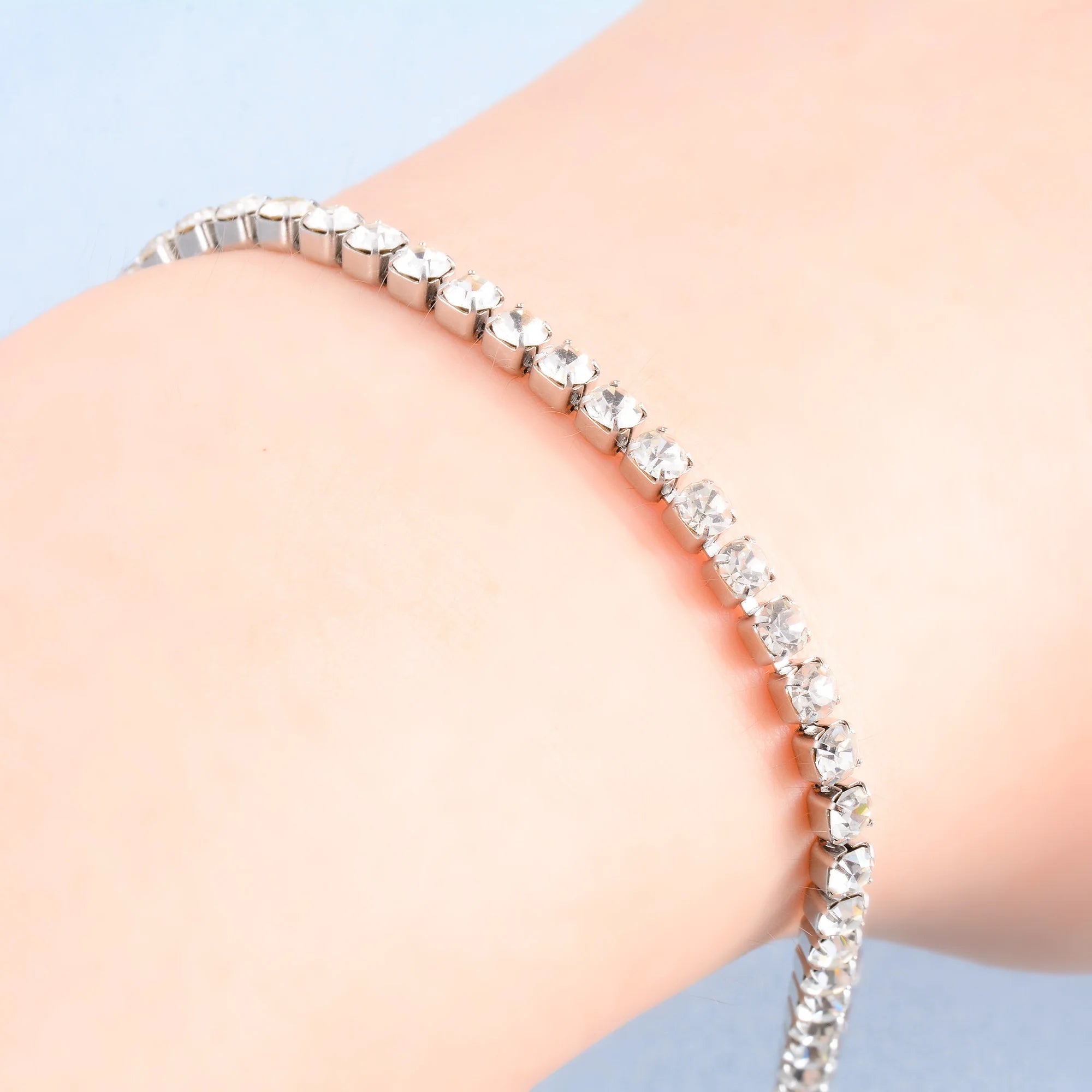 Tennis Crystal Bangle Bracelet
