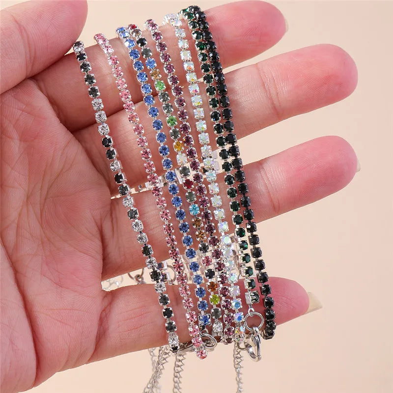 Tennis Crystal Rhinestone Bracelet