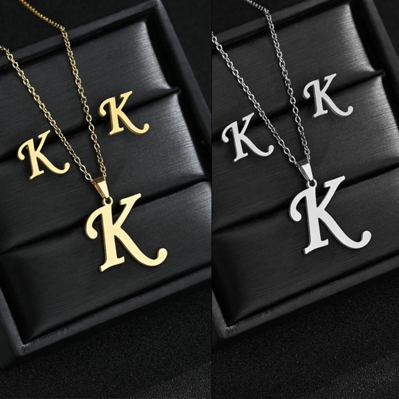 Initial Earrings