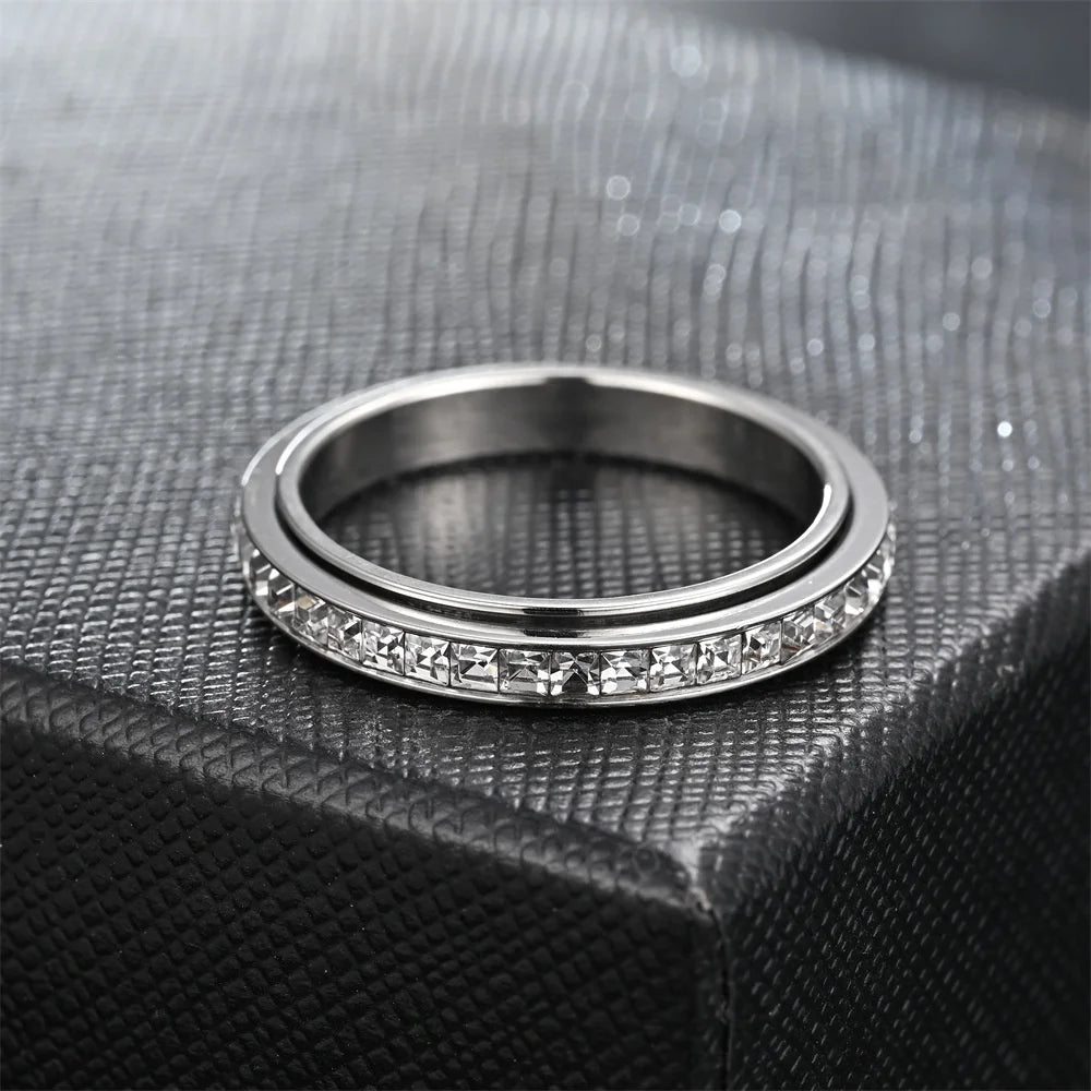 Spinner Crystal Ring