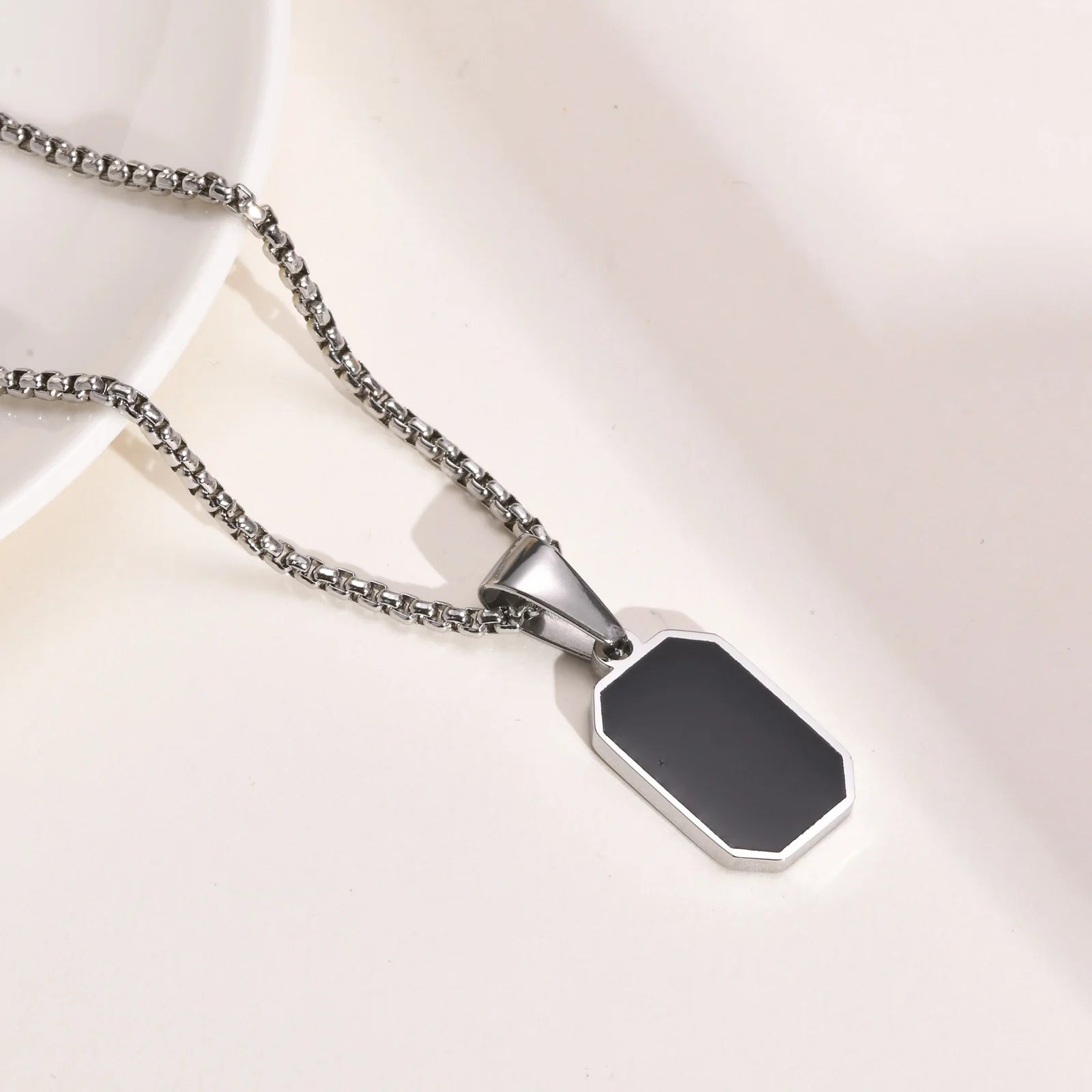 Tag Pendant Necklace