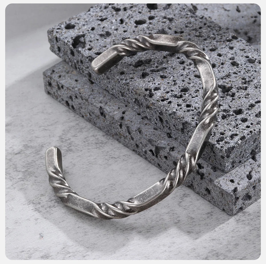 Geometric Bangle Bracelet