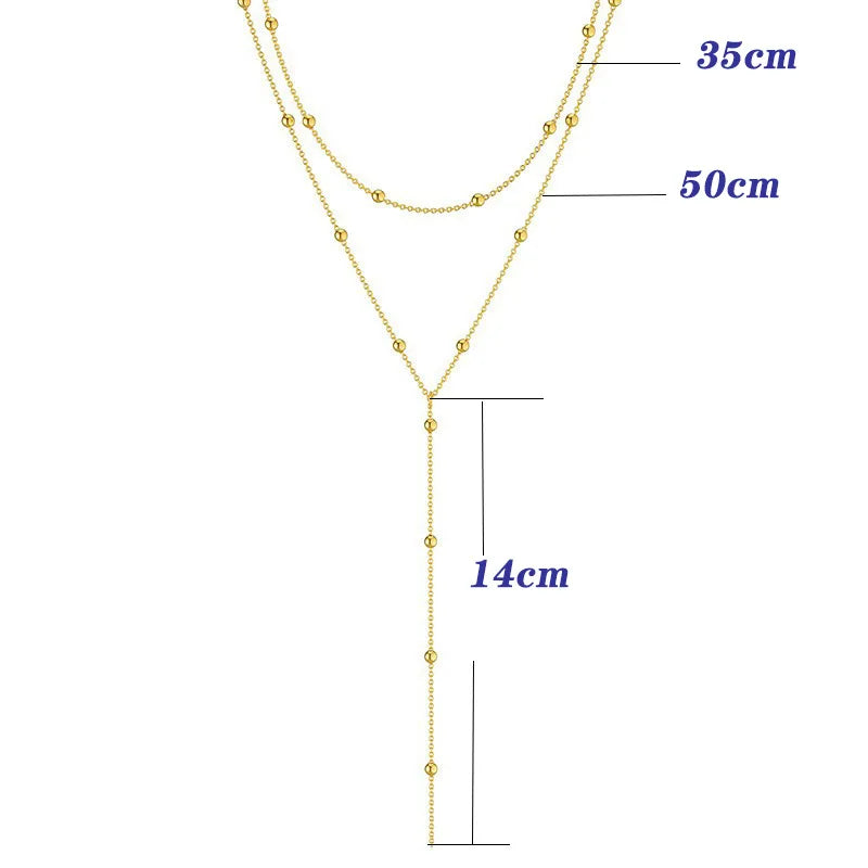 Layered Geometric Necklace