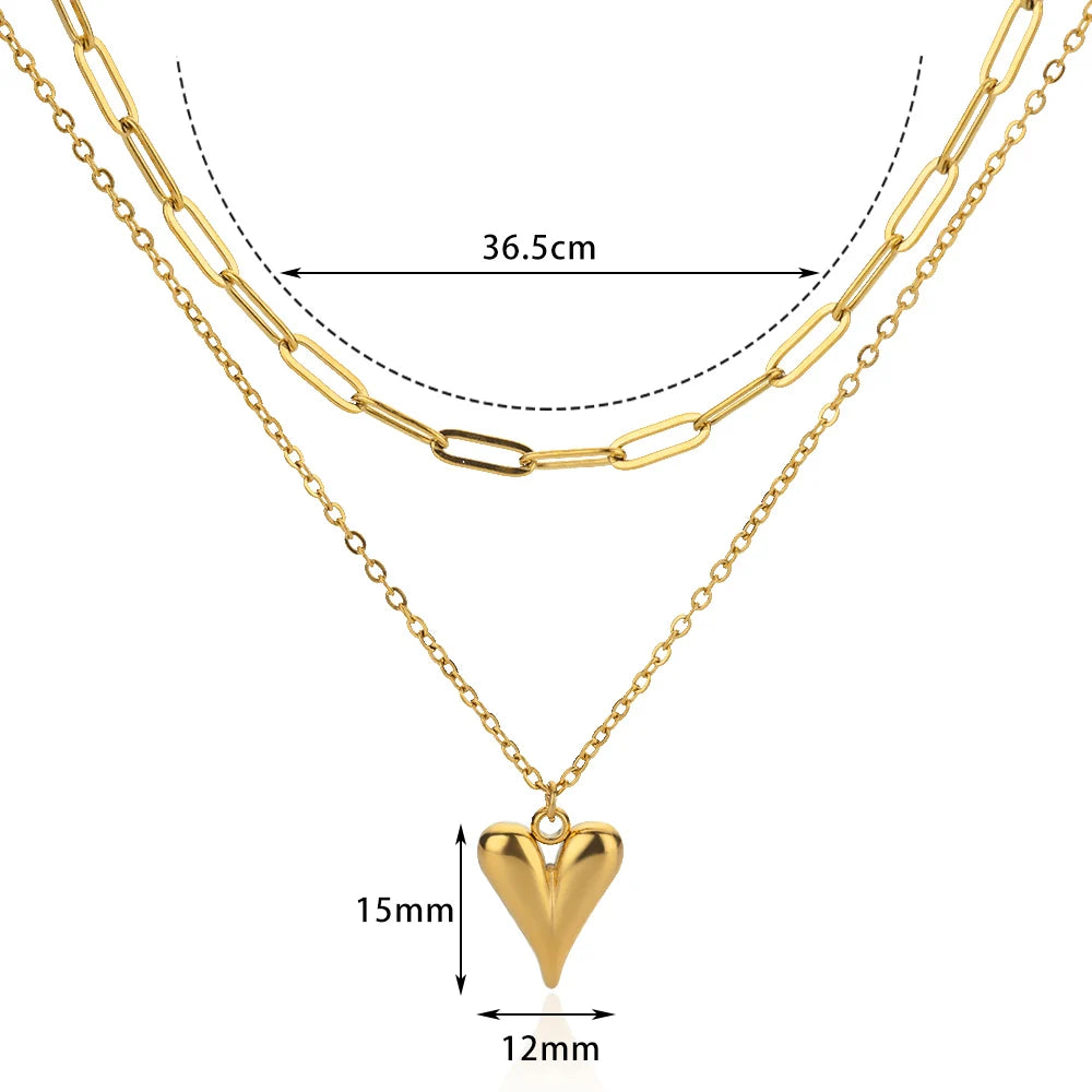 Heart Pendant Handmade Necklace