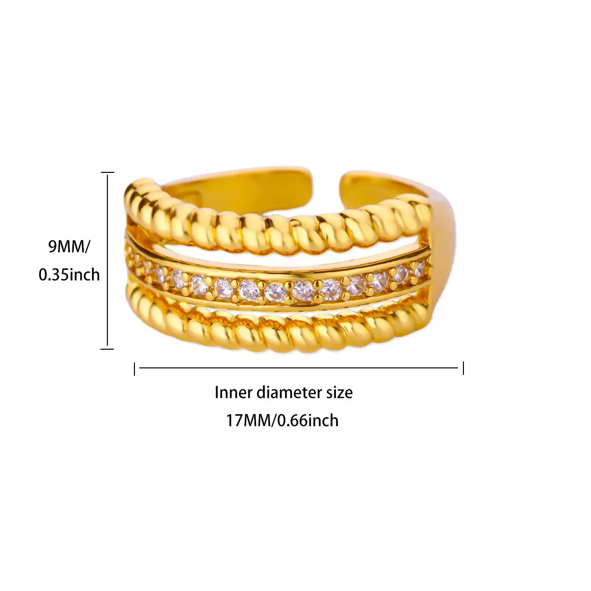 Geometric Charm Ring