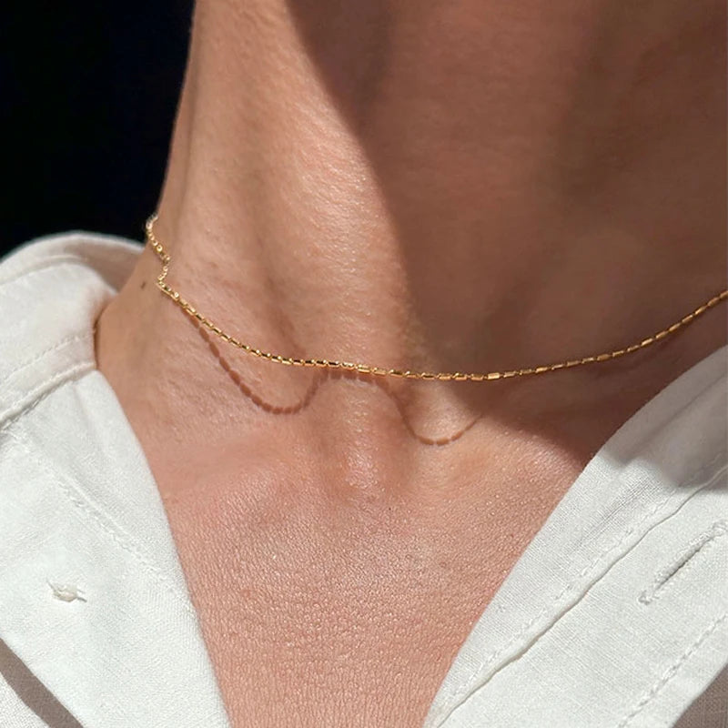 Sparkling Geometric Necklace