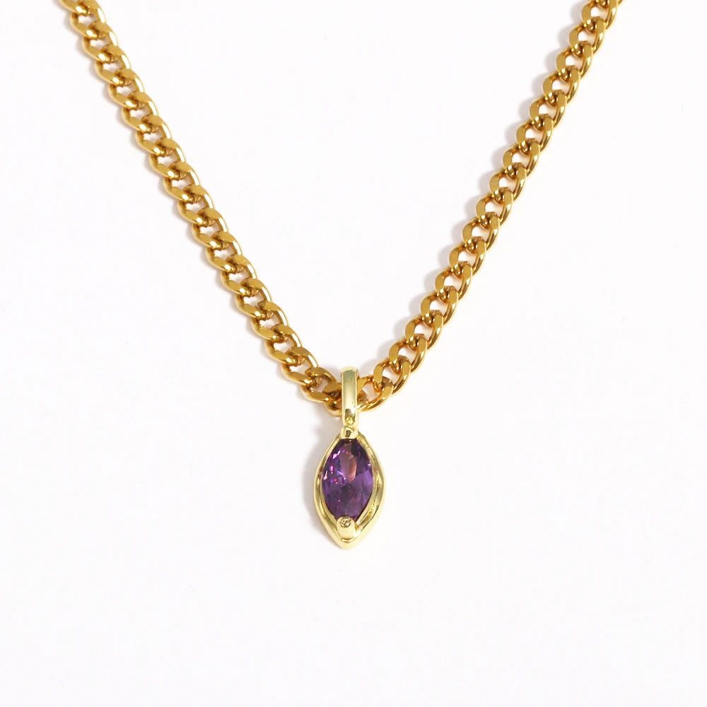 Pendant Zirconia Necklace