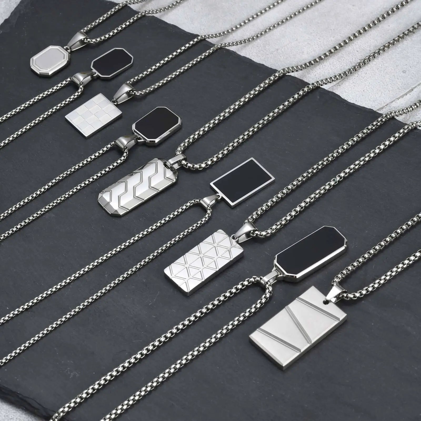 Tag Pendant Necklace