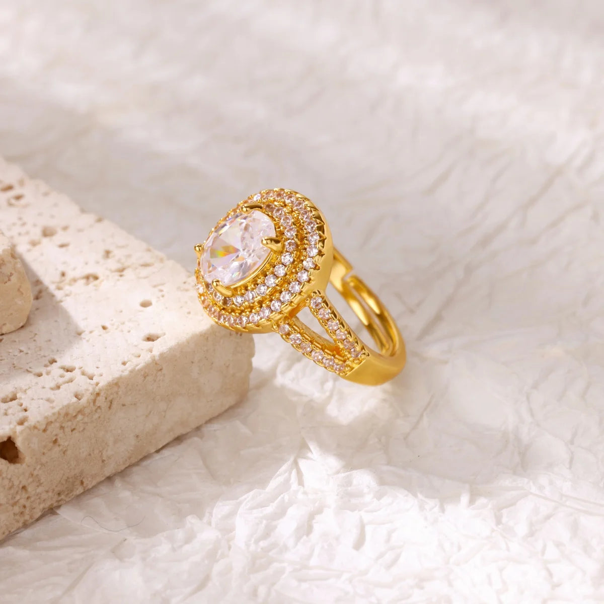 Geometric Charm Ring