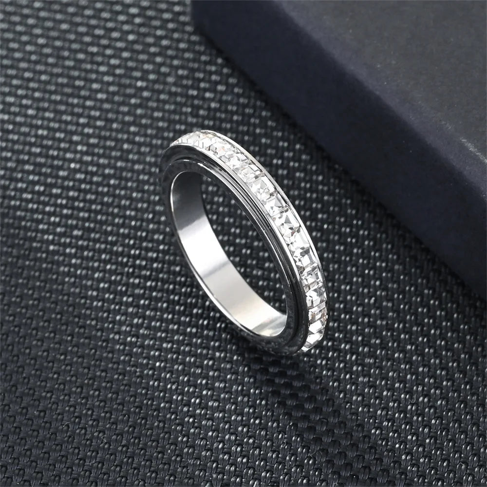 Spinner Crystal Ring