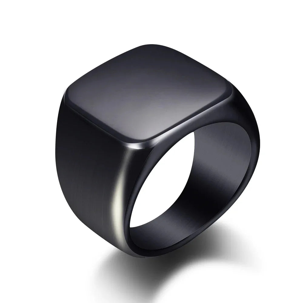 Initial Signet Ring